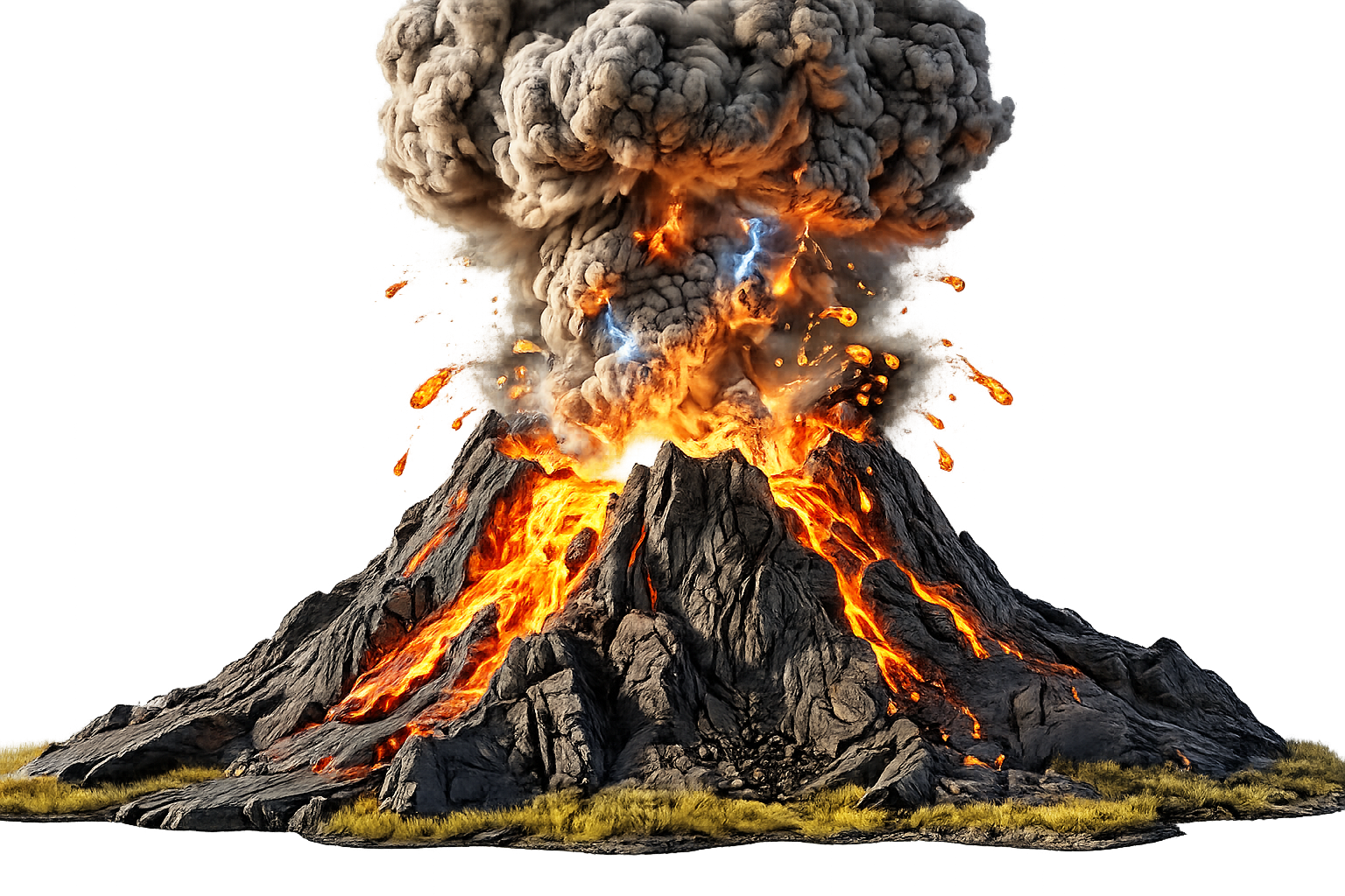 Volcano Decor
